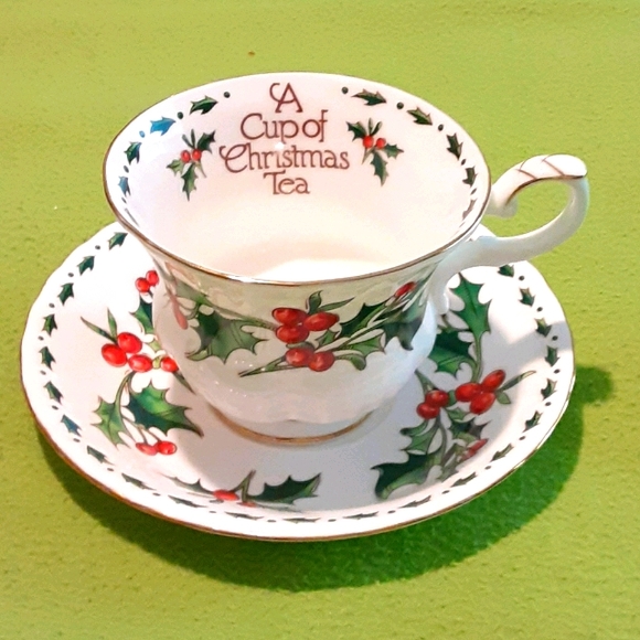 Waldman House Press Other - Cup of Christmas Tea teacup and saucer